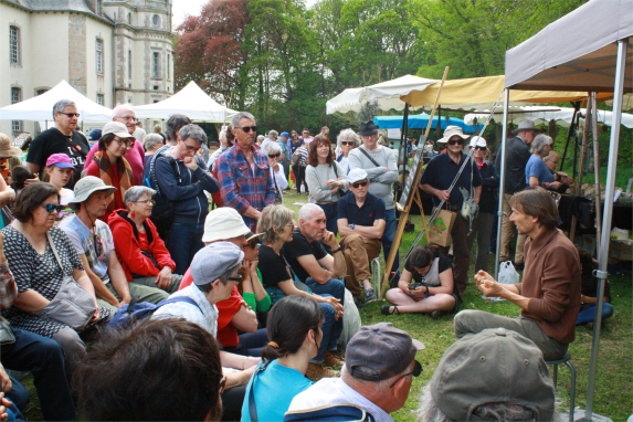 Conférence-échange à la Fête des jardins au Château de Pommorio (Tréveneuc 22) en Bretagne